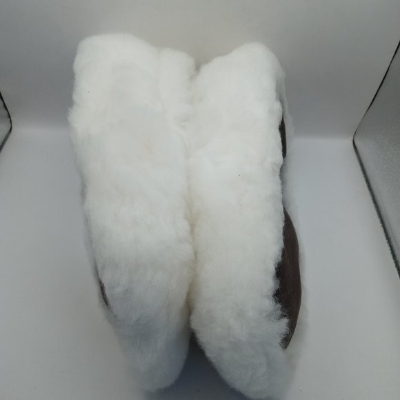 Peruvian Unisex Slippers - Soft and Warm Natural Handmade Winter Alpaca Fur - Picture 5 of 8